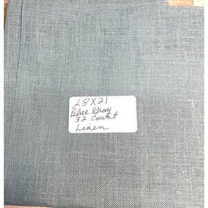 32 Count Blue Gray Linen Fabric